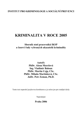 Crime in 2005