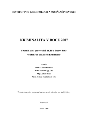 Crime in 2007