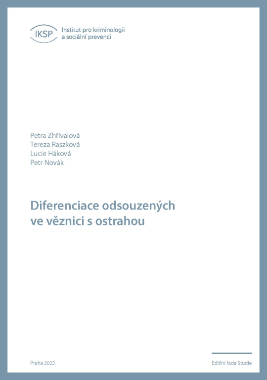 Diferenciace odsouzených ve věznici s ostrahou